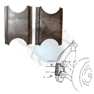 CHAPA REPARACIÓN EJE DELANTERO10-730