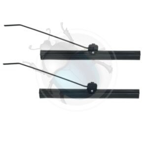 BRAZOS+ESCOBILLAS LIMP. 53-57 negro (185mm) pareja14-490