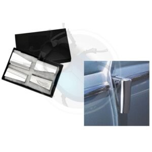 CUBIERTAS DE BISAGRAS CROMADAS 4 piezas15-044