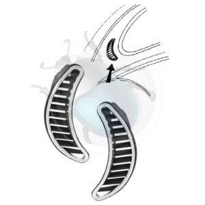 REJILLA LATERAL TRASERA Media luna (pareja)15-475