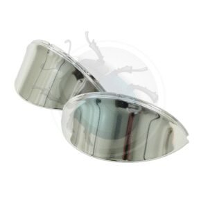 VISERAS CROMADAS INOXIDABLES FAROS pareja 68->15-701