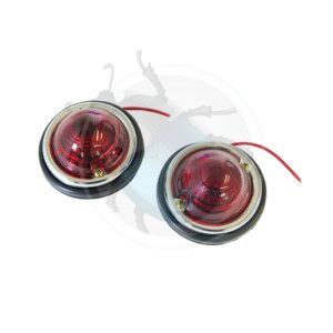 PILOTOS REDONDOS ROJOS pareja16-192