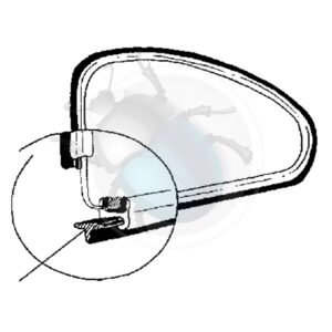 GOMA CRISTAL LATERAL POP-OUT ->64 pareja17-113