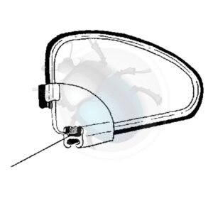 GOMA CRISTAL/MARCO LATERAL POP-OUT->64 pareja17-113-U