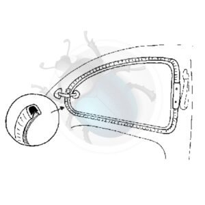 PERFIL NEGRO POP-OUT SOBRE CARROCERÍA pareja17-116