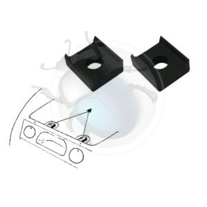 SILENBLOC SUPERIOR EJE DELANTERO pareja17-512