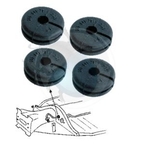 PASAMUROS TUBO LIQUIDO FRENOS EN CHASIS 4 unidades17-523