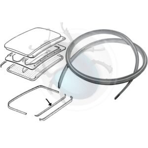 GOMA TECHO CORREDIZO TRASERA 64-7717-650B