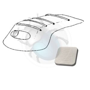 TECHO INTERIOR CABRIO 8/71-8/72 blanco18-803