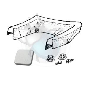 FUNDA CAPOTA 63-64 VINILO BLANCA18-829-VWH