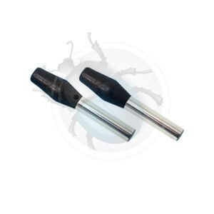 PESTILLO PUERTA cromado/negro pareja19-252