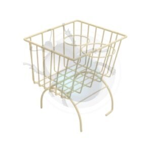 CESTA PORTA OBJETOS SOBRE TUNEL marfil19-486-IV