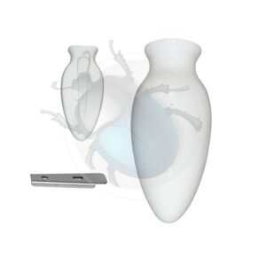 VASO DE PORCELANA con soporte19-488