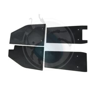 ALFOMBRILLA GOMA DEL+TRAS 4 piezas negras 56-59 WW20-018