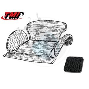 TAPICERÍA COFRE TRAS. NEGRA SIN ASIENTO TRAS. TMI20-038