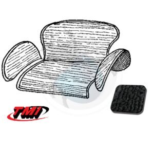 TAPICERÍAS COFRE TRASERO NEGRA 58-64 TMI20-039