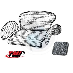 TAPICERÍASCOFRE TRASERO GRIS 65-72 TMI20-040G