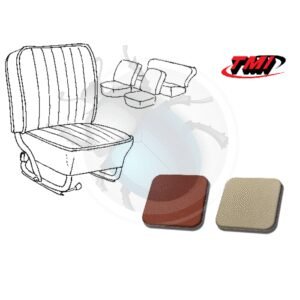 FUNDAS DE ASIENTOS coral/blanco pelo 58-64 TMI20-110CO