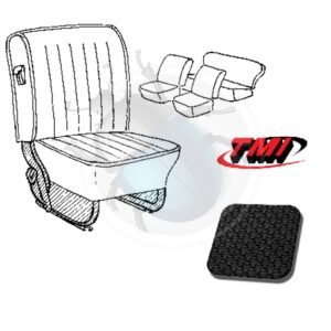 FUNDAS ASIENTO negros TMI 68-72 TMI20-113B