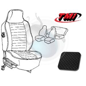 FUNDAS ASIENTOS negras con reposacabeza 74-76 TMI20-122B