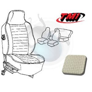 FUNDAS ASIENTO gris claro c/reposacabeza74-76 TMI20-122G