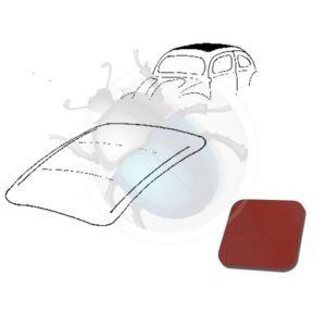 CUBIERTA DE TECHO CORREDIZO vinilo Ruby-red 57-6320-280RR