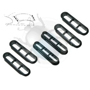 ENTRADAS TRASERAS AIRE 6 unidades NEGRO20-302