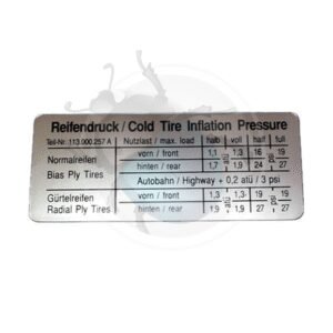PEGATINA PRESION NEUMATICOS22-300