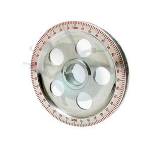 POLEA ALUM. GRADUADA ROJA (C/AGUJEROS)27-171