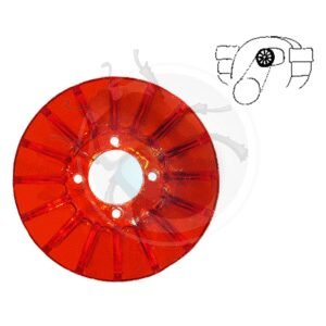 TAPA POLEA ALTERNADOR ROJA27-182