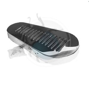 TAPA CROMADA CORREA CON REJILLAS28-090