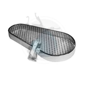 TAPA CROMADA CORREA CON MALLA28-092