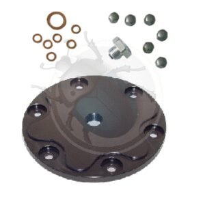 TAPA VACIADO ACEITE ALUMINIO NEGRA29-306