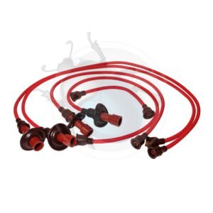 CABLES BUJIA SILICONA ROJO32-414