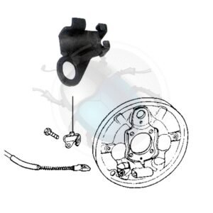 GRAPA PARA CABLE FRENO DE MANO IZQ.37-486