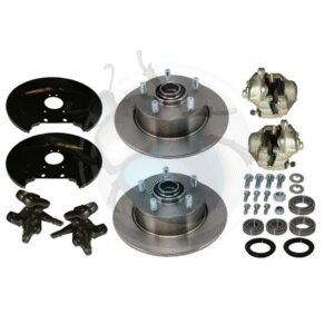 KIT DISCOS DEL. 12/1300 68-> 5x130 PORSCHE37-650-POR