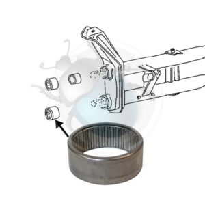 CASQUILLOS INFERIORES EJE DELANTERO 50mm40-015