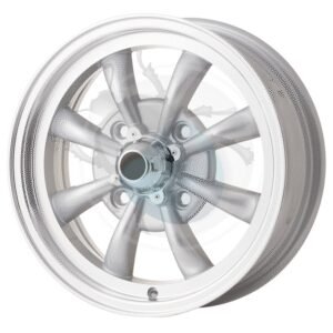 LLANTA EMPI 8 BRAZOS 4-TORNILLO PLATEADO42-304