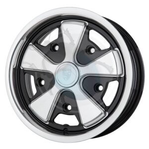 LLANTA FUCHS 5.5x15 NEGRA/PULIDA 5 X 205 ET2042-378