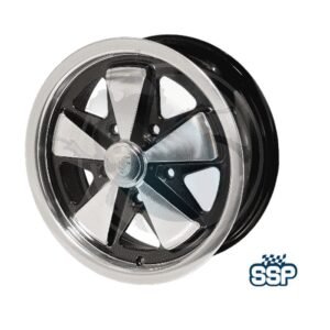 LLANTA FUCHS 4.5x15 NEGRA/PULIDA 5 X 13042-382