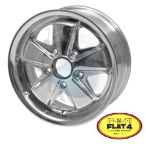 LLANTA FUCHS 6x15 PULIDA "DEEP SIX" FLAT4 5X13042-387