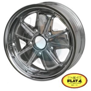 LLANTA FUCHS 6x15 CROMADA "DEEP SIX" FLAT4 5X13042-387-CHR