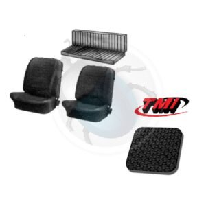 JUEGO FUNDAS ASIENTOS KG NEGRO 68-71 basketweave50-390