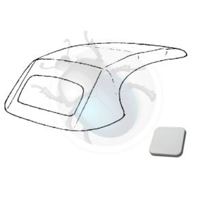 CAPOTA EXTERIOR KG 68-69 VINILO BLANCA50-464-VWH