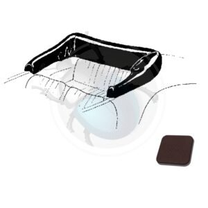 FUNDA CABRIO KG 58-69 TELA MARRON50-480-CBR
