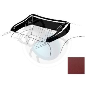 FUNDA CABRIO KG 69-74 TELA BURDEOS50-482-CBD