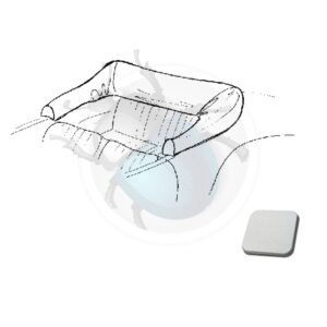 FUNDA CAPOTA KG 69-74 VINILO BLANCA50-482-VWH