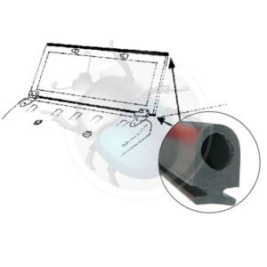 GOMA INFERIOR / SUPERIOR PARABRISAS 18151-325