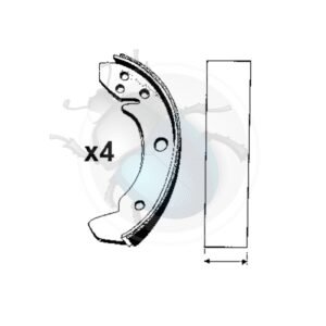 ZAPATAS 181 TRAS. 73-> (4) Germany ver 37-42251-722