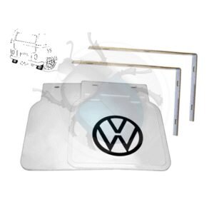 GOMAS CON EMBLEMA VW BLANCO BUS52-014